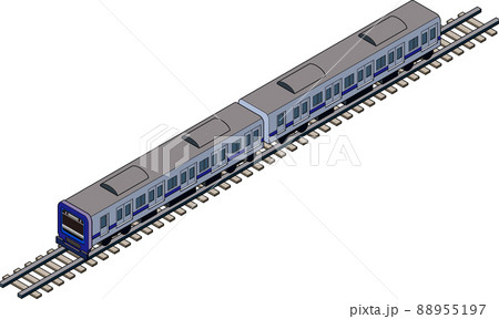 普通電車のイラスト素材