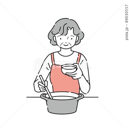 お料理教室のイラスト素材