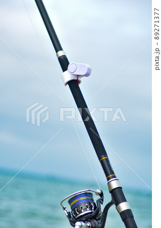 タマン 釣りの写真素材