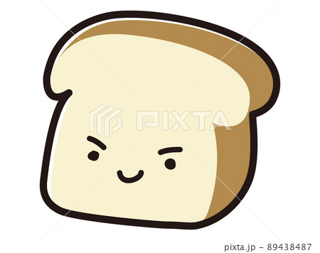 パン キャラクターのイラスト素材