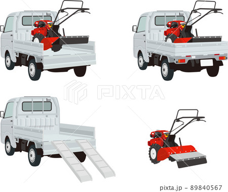 軽トラックの写真素材