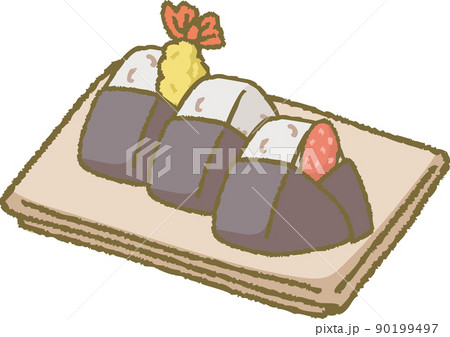 コンビニおにぎりのイラスト素材 コンビニおにぎりのイラスト素材