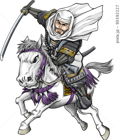 侍 武士 日本 かっこいいのイラスト素材