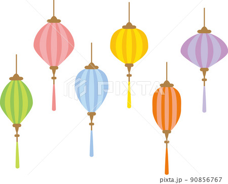 中国提灯のイラスト素材