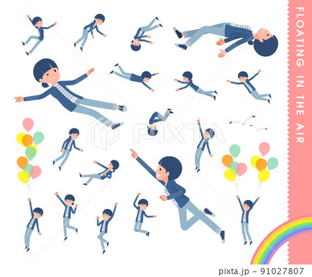 スカイダイビングのイラスト素材集 ピクスタ