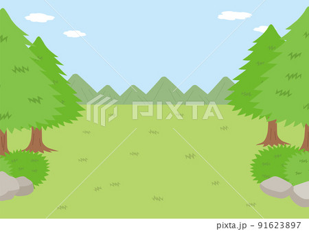 登山道 山道のイラスト素材