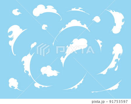 空 青空 アニメ アニメ背景のイラスト素材