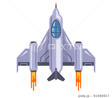 爆撃機 攻撃機 宇宙戦闘機 戦闘機のイラスト素材