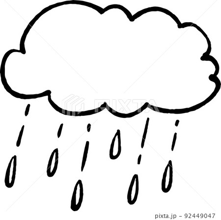 天気 手書き 天気予報 アイコンのイラスト素材