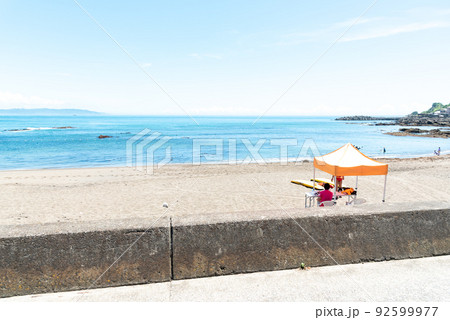 ライフガードのいるプライベートビーチのイメージ