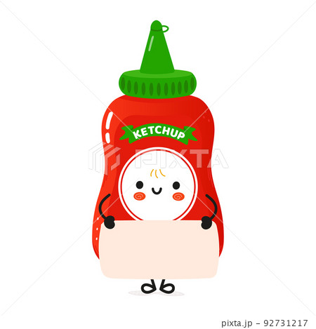 low sodium ketchup packets clipart