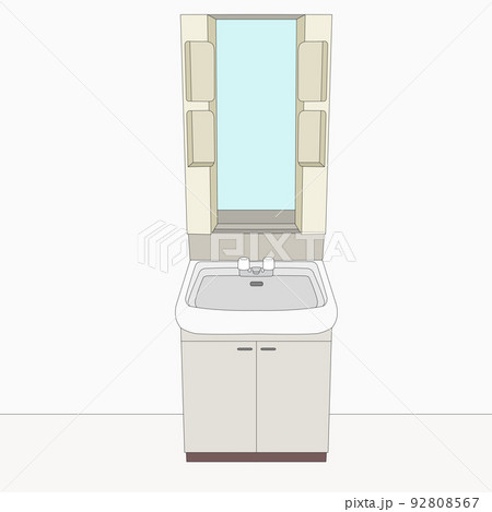 洗面台のイラスト素材