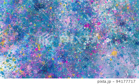 油絵風のイラスト素材