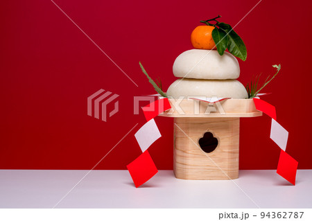 ウラジロ みかん箱ダンボールパンパン詰めます シダ 正月飾り 鏡餅