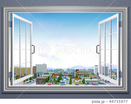 窓のイラスト素材集 ピクスタ