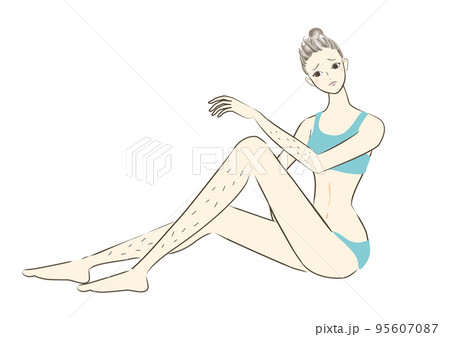 Cartoon of Front of Naked or Nude Stick Figure - Stock Illustration  [50201398] - PIXTA