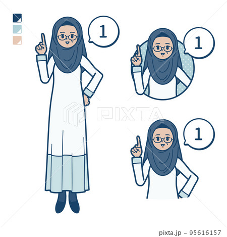 手 数字 指 カウントのイラスト素材