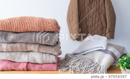 Set of stylish winter clothes Stock Photo by ©belchonock 131048474
