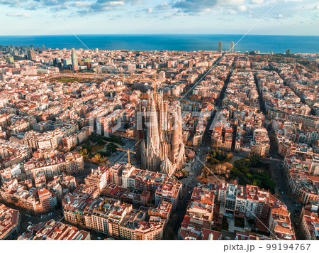街並み 街 風景 スペインの写真素材 - PIXTA