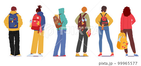 Men and women of the body comparison image - Stock Illustration  [46851669] - PIXTA