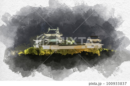 和歌山城 城のイラスト素材 - PIXTA