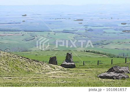 ナイタイ高原牧場のイラスト素材 - PIXTA 