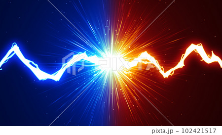 雷 背景 稲妻 落雷の写真素材 - PIXTA