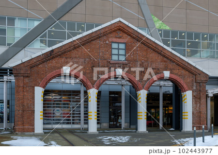 糸魚川駅レンガ車庫の写真素材 - PIXTA