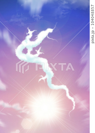 飛龍の絵 風水開運絵画＊虹耀 幻の龍凰 二神 鳳凰龍神 全体 金