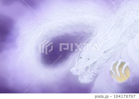 辰 白龍 龍 空のイラスト素材 - PIXTA