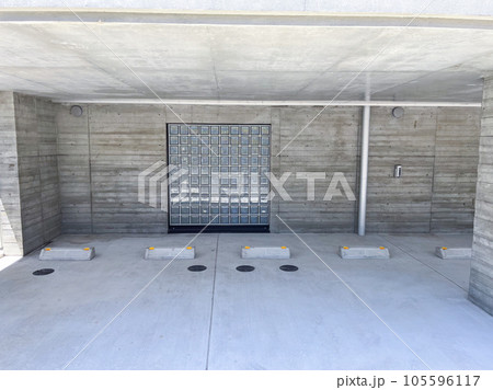 新築マンションの駐車場のイメージ