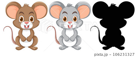 cute mice clip art