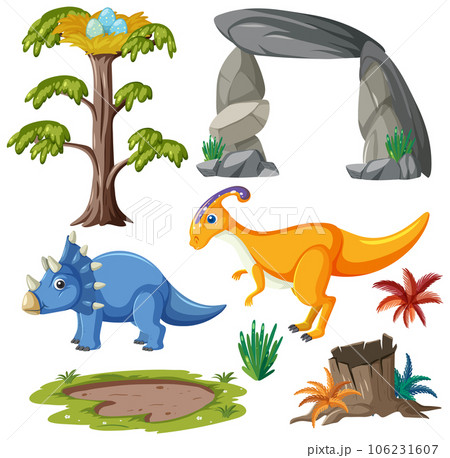 3,600+ Dinosaur Stickers Stock Illustrations, Royalty-Free Vector