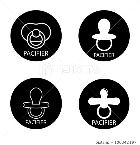 Silicone nipple icon. Outline silicone nipple vector icon for web