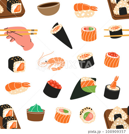 18,710+ Sushi Illustrations: Royalty-Free Stock Illustrations - PIXTA