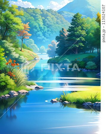 景色 風景 緑 きれいの写真素材 - PIXTA