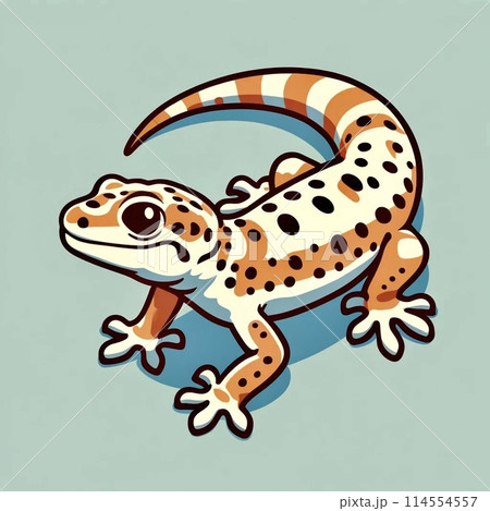 Leopard geckoのイラスト素材 - PIXTA