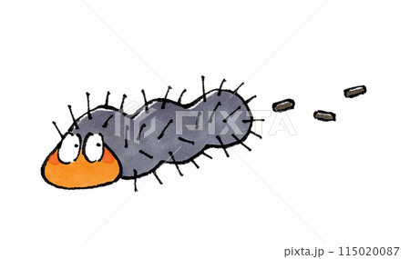 けむしのイラスト素材 - PIXTA