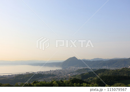 高崎山 別府湾 景色 大分の写真素材 - PIXTA