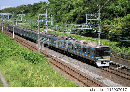 千葉ニュータウン鉄道9800形電車の写真素材 - PIXTA