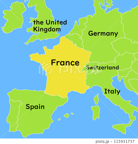 フランス　世界地図 第二次世界大戦中のフランスの占領地帯 [1996x1894] : r/MapPorn