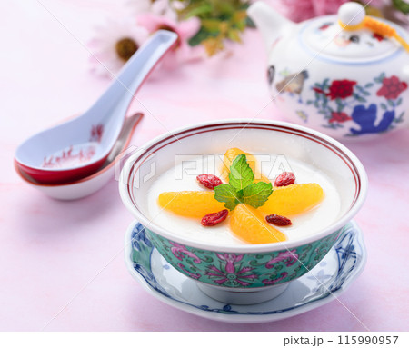杏仁豆腐の写真素材 - PIXTA
