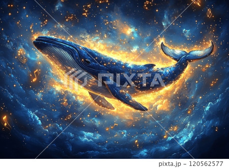 くじら 星座 星 空のイラスト素材 - PIXTA