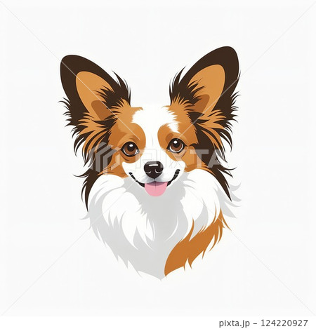 パピヨンのイラスト素材(901点以上の高品質なイラスト素材) - PIXTA