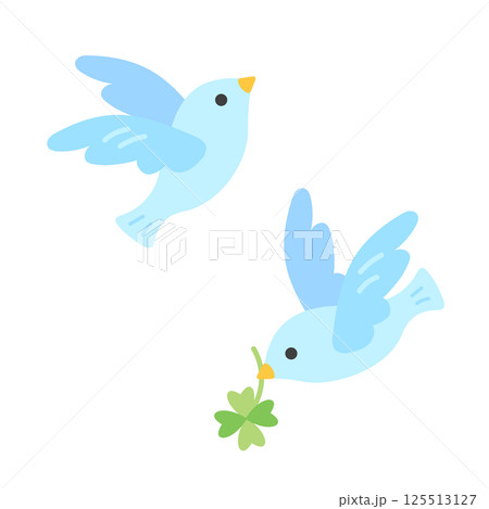 飛ぶ 小鳥 鳥 羽ばたくのイラスト素材 - PIXTA