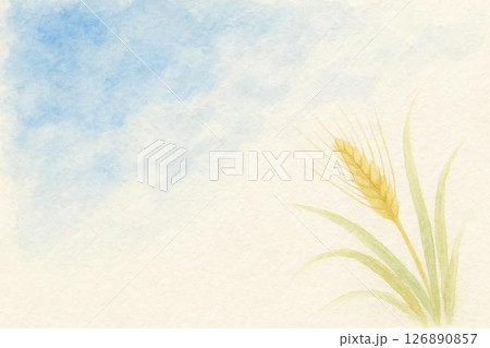 穂 小麦 麦 フレームのイラスト素材 - PIXTA
