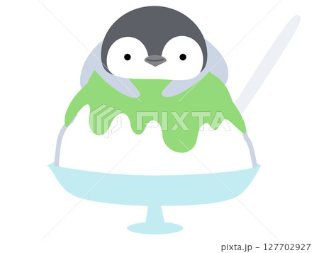 夏 風物詩 ペンギン イラストのイラスト素材 - PIXTA