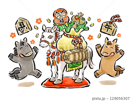 俵 米俵 打ち出の小槌の写真素材 - PIXTA