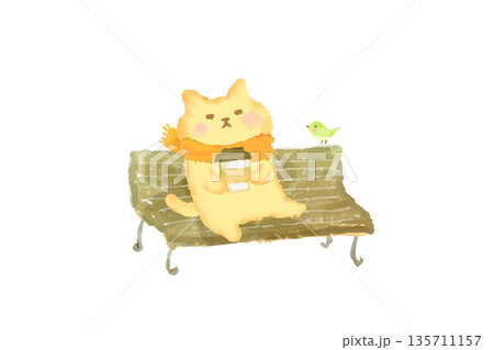 ねこ ネコ 猫 のんびりのイラスト素材 - PIXTA