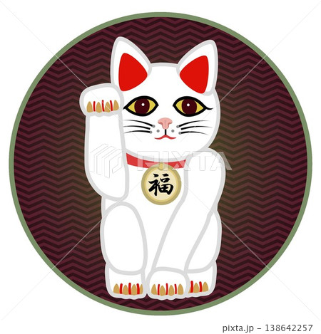 福猫　イラスト　絵 福猫のイラスト素材 - PIXTA
